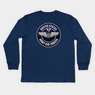 United States Army Air Forces Kids Long Sleeve T-Shirt